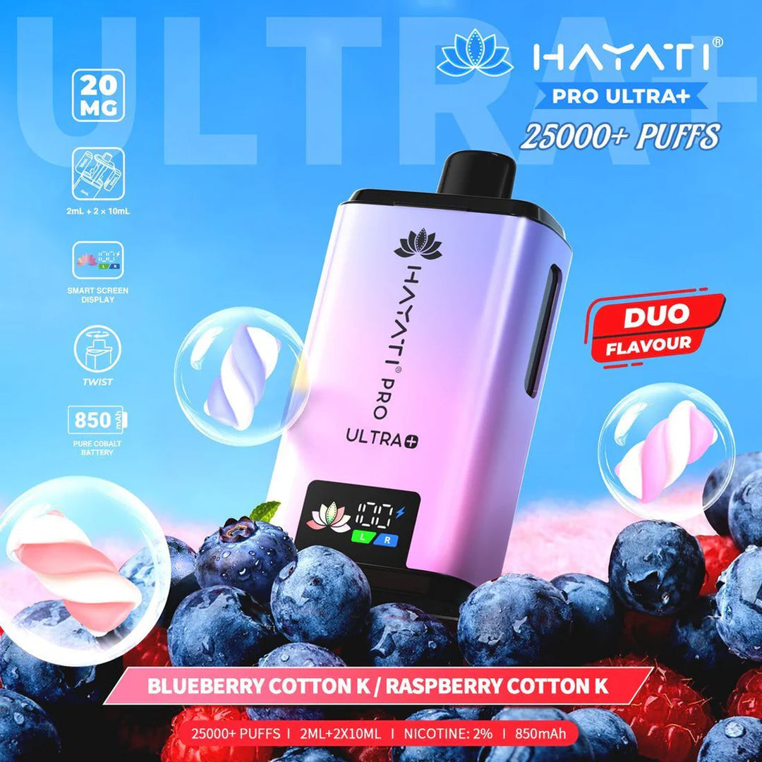 Hayati Pro Ultra Plus 25000 Prefilled Vapes