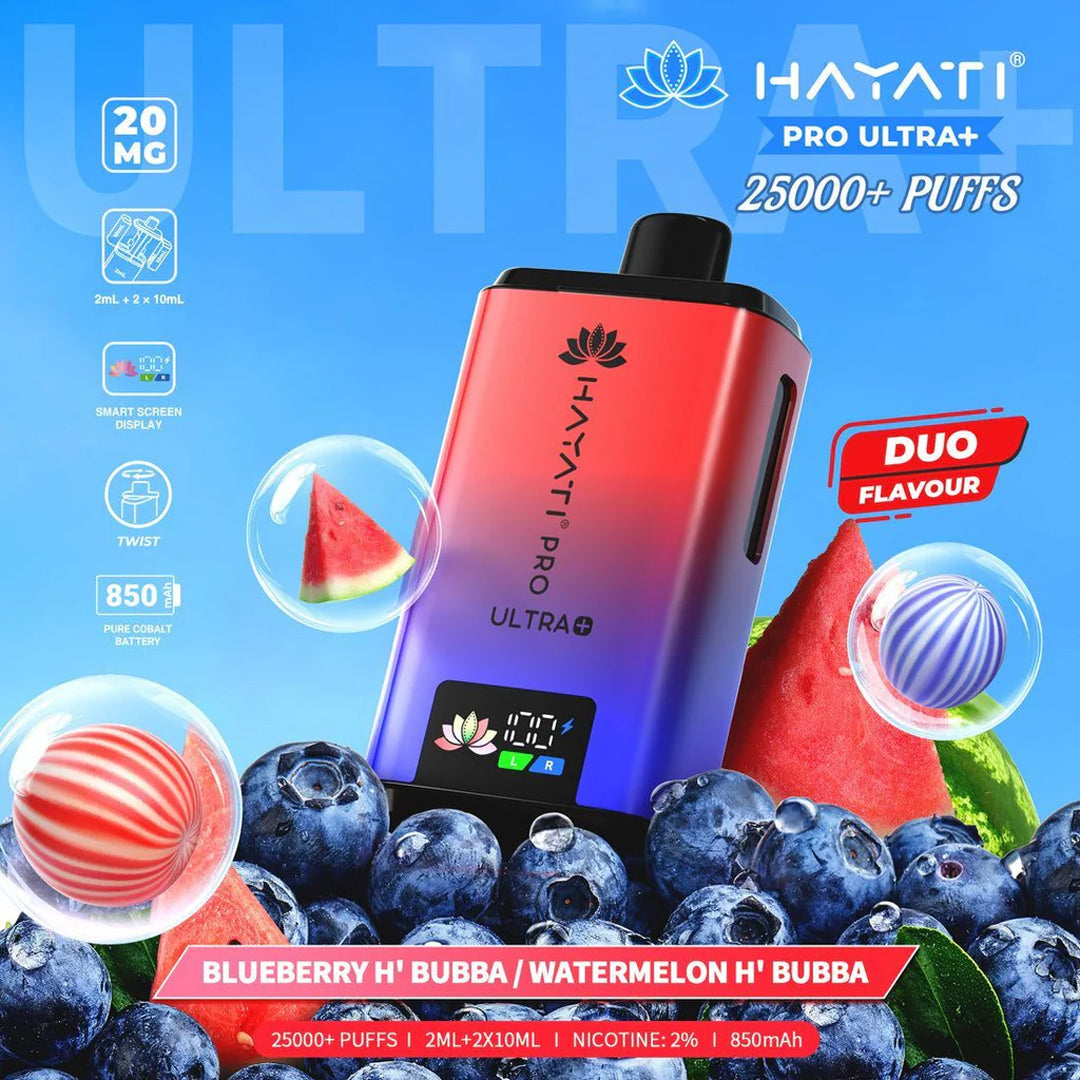 Hayati Pro Ultra Plus 25000 Prefilled Vapes