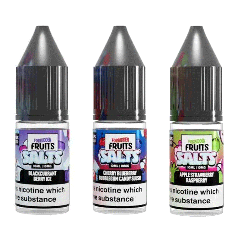 Forbidden Fruits Nic Salts 10ml E-Liquids Pack of 10