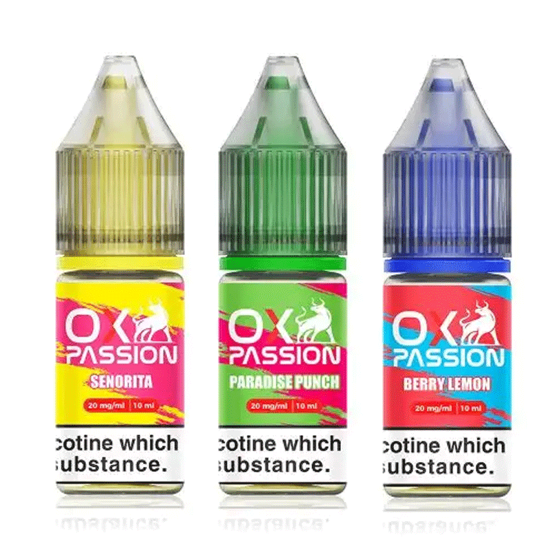 Oxva OX Passion Nic Salt 10ml E-liquids Pack of 10