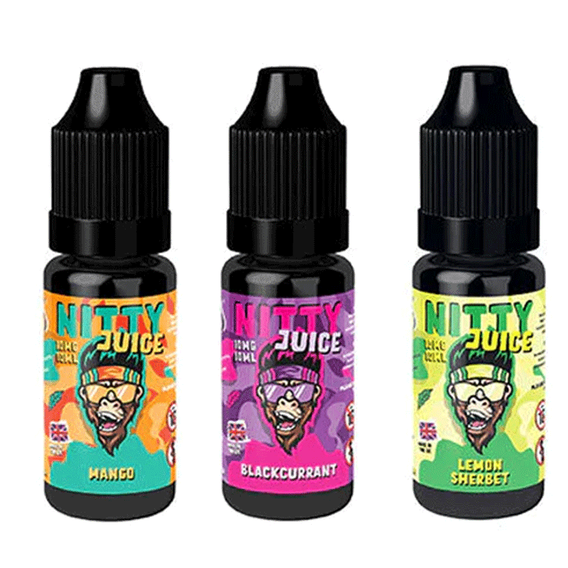 Nitty Juice Nic Salts 10ml E-Liquids Pack of 10