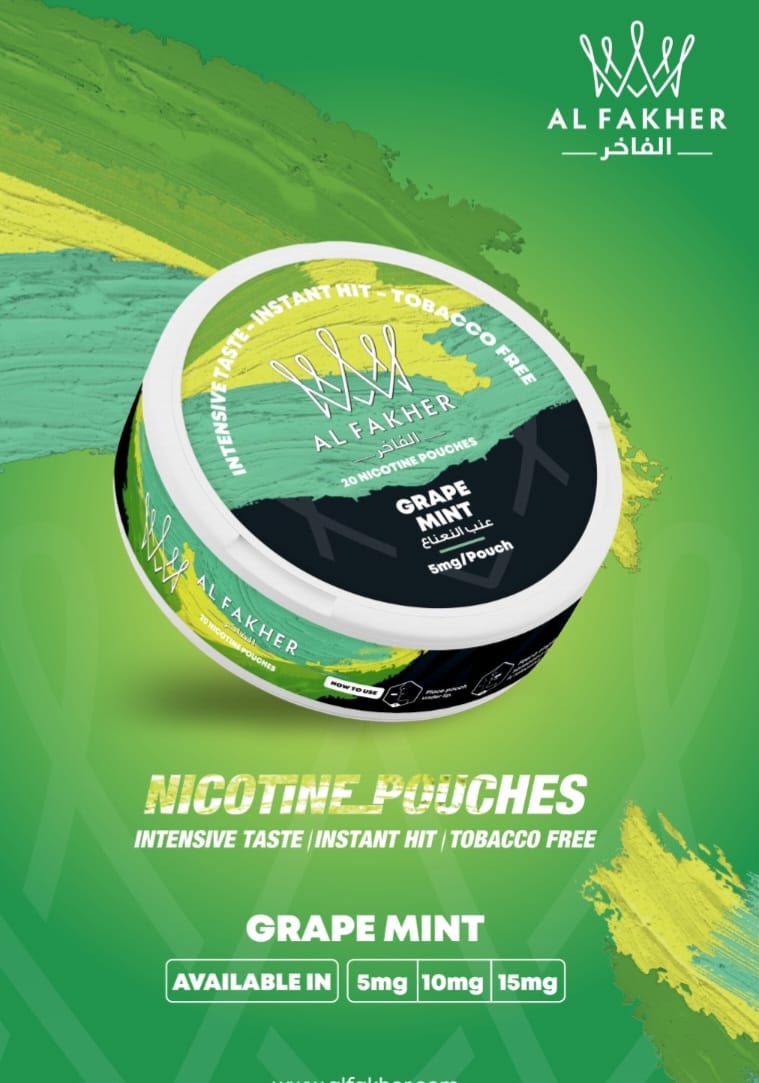 Al Fakher Nicotine Pouches - Al Fakher Nicotine Pouches - Pack of 5 - #Simbavapeswholesale# - Vape Fast UK