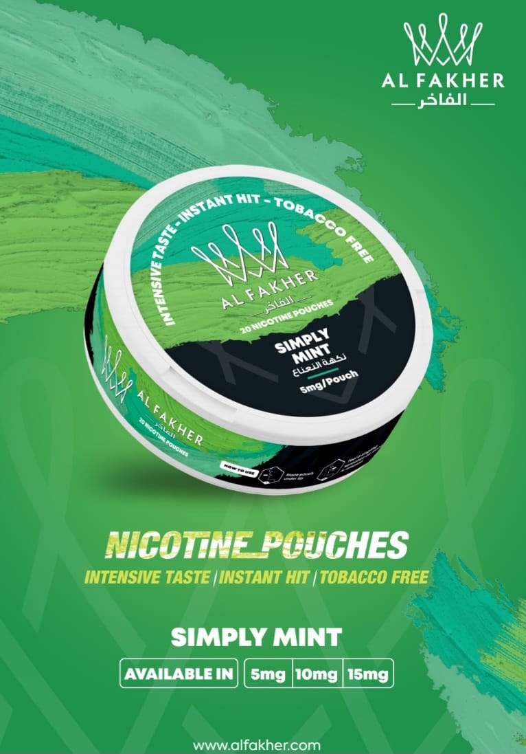 Al Fakher Nicotine Pouches - Al Fakher Nicotine Pouches - Pack of 5 - #Simbavapeswholesale# - Vape Fast UK