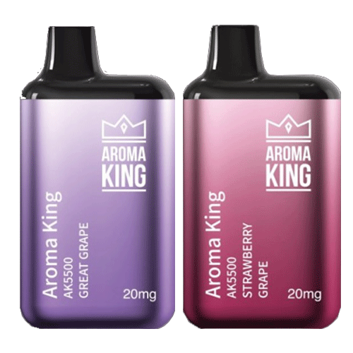 Aroma King Metallic 5500 Disposable Vape Device – Box of 10 - Aroma King Metallic 5500 Disposable Vape Device – Box of 10 - Vape Fast UK