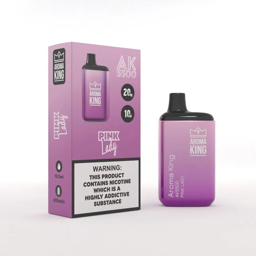 Aroma King Metallic 5500 Disposable Vape Device – Box of 10 - Aroma King Metallic 5500 Disposable Vape Device – Box of 10 - Vape Fast UK