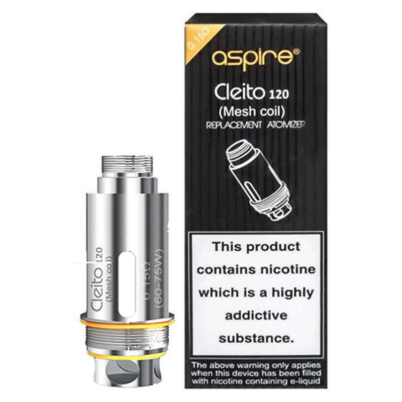 Aspire Cleito 120 Mesh Vape Coil - Aspire Cleito 120 Mesh Vape Coil - Vape Fast UK