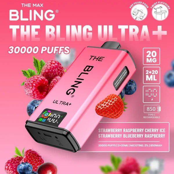 Bling Ultra Plus 30K | 5 - Pack High Puff Vape Kit - Bling Ultra Plus 30K | 5 - Pack High Puff Vape Kit - Vape Fast UK