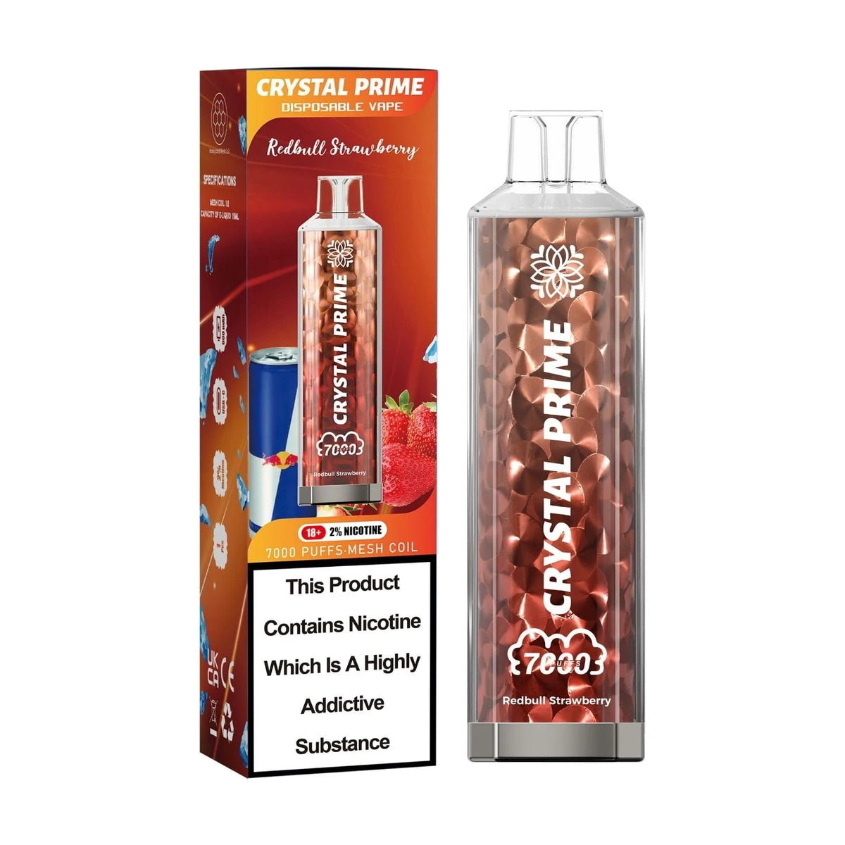 Crystal Prime 7000 3d Disposable Vape Pod Device - Crystal Prime 7000 3d Disposable Vape Pod Device - Vape Fast UK