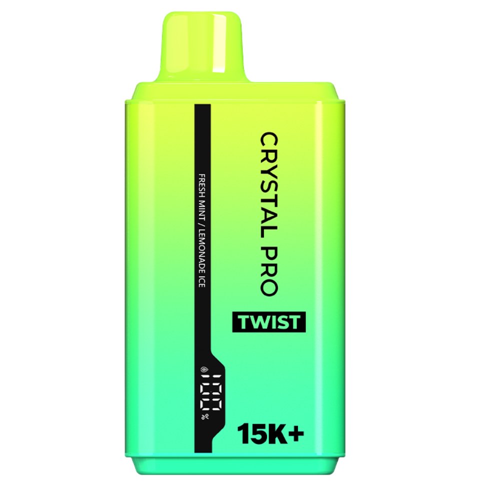 Crystal Pro Twist 15000 Puffs Disposable Vape Pod Kit - Crystal Pro Twist 15000 Puffs Disposable Vape Pod Kit - Vape Fast UK