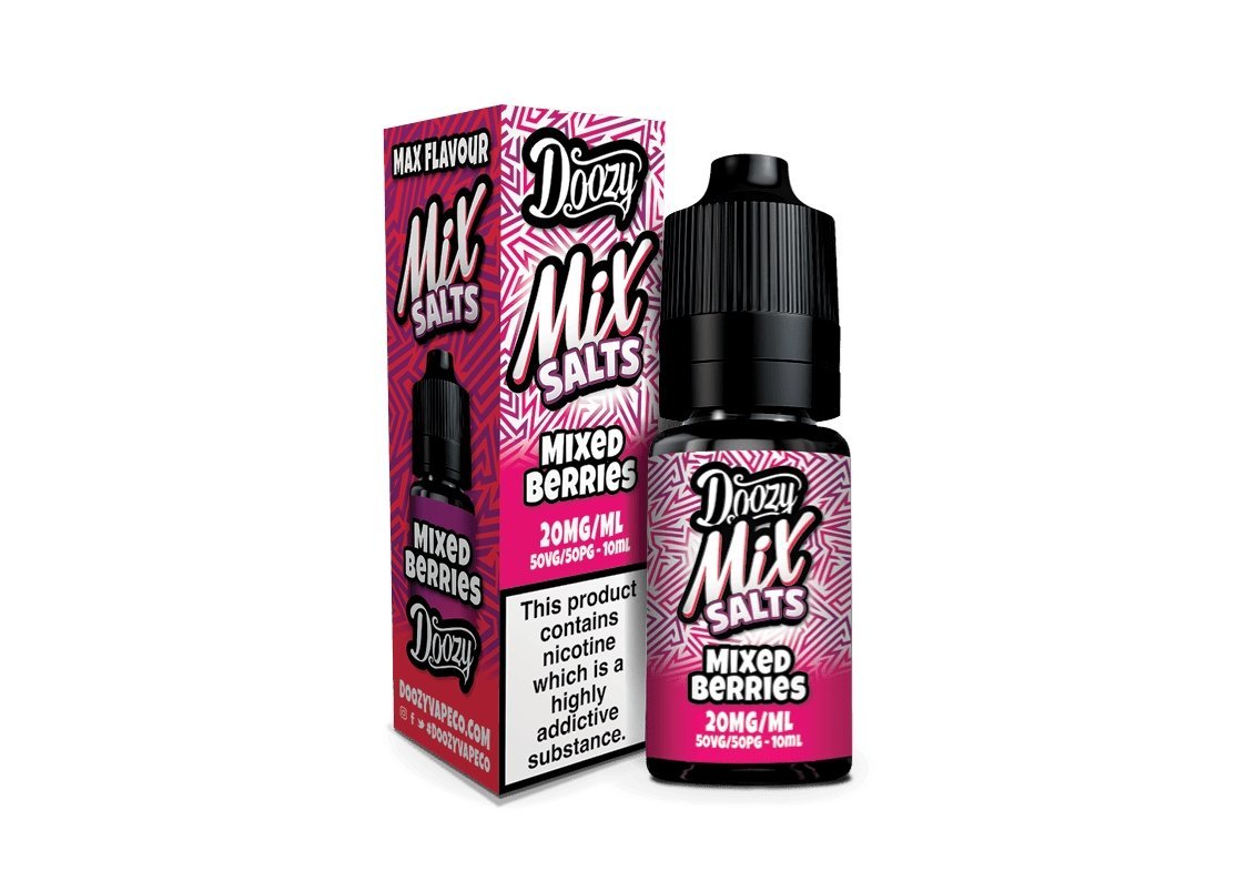 Doozy Mix Salts - 10ml - Nic Salts - Box of 10 - Doozy Vape Co - Doozy Mix Salts - 10ml - Nic Salts - Box of 10 - theno1plugshop - Vape Fast UK