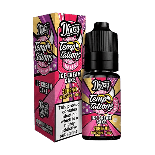 Doozy Temptation Nic Salt 10ml E - Liquids Box of 10 - Doozy Vape Co - Doozy Temptation Nic Salt 10ml E - Liquids Box of 10 - theno1plugshop - Vape Fast UK