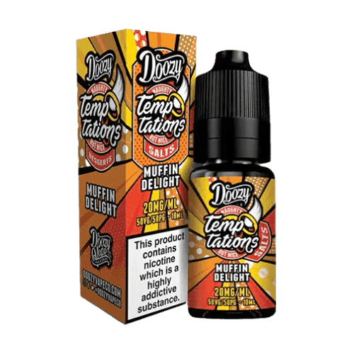 Doozy Temptation Nic Salt 10ml E - Liquids Box of 10 - Doozy Vape Co - Doozy Temptation Nic Salt 10ml E - Liquids Box of 10 - theno1plugshop - Vape Fast UK