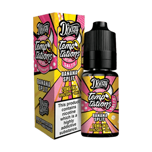 Doozy Temptation Nic Salt 10ml E - Liquids Box of 10 - Doozy Vape Co - Doozy Temptation Nic Salt 10ml E - Liquids Box of 10 - theno1plugshop - Vape Fast UK