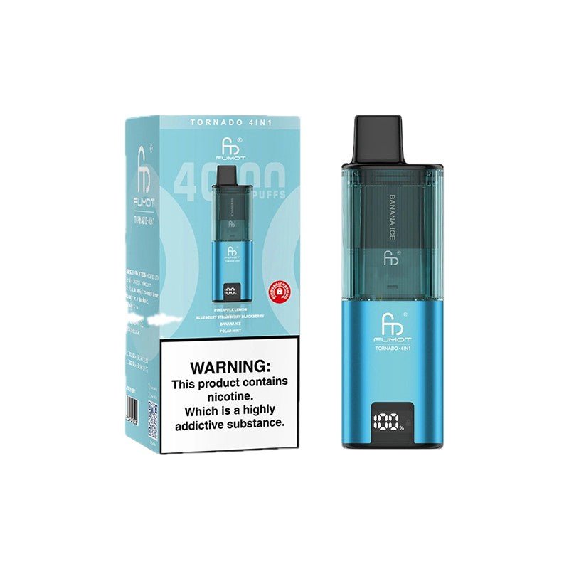 Fumot Tornado 4 in 1 Disposable Vape Pod Device - Box of 5 - Fumot Tornado 4 in 1 Disposable Vape Pod Device - Box of 5 - Vape Fast UK