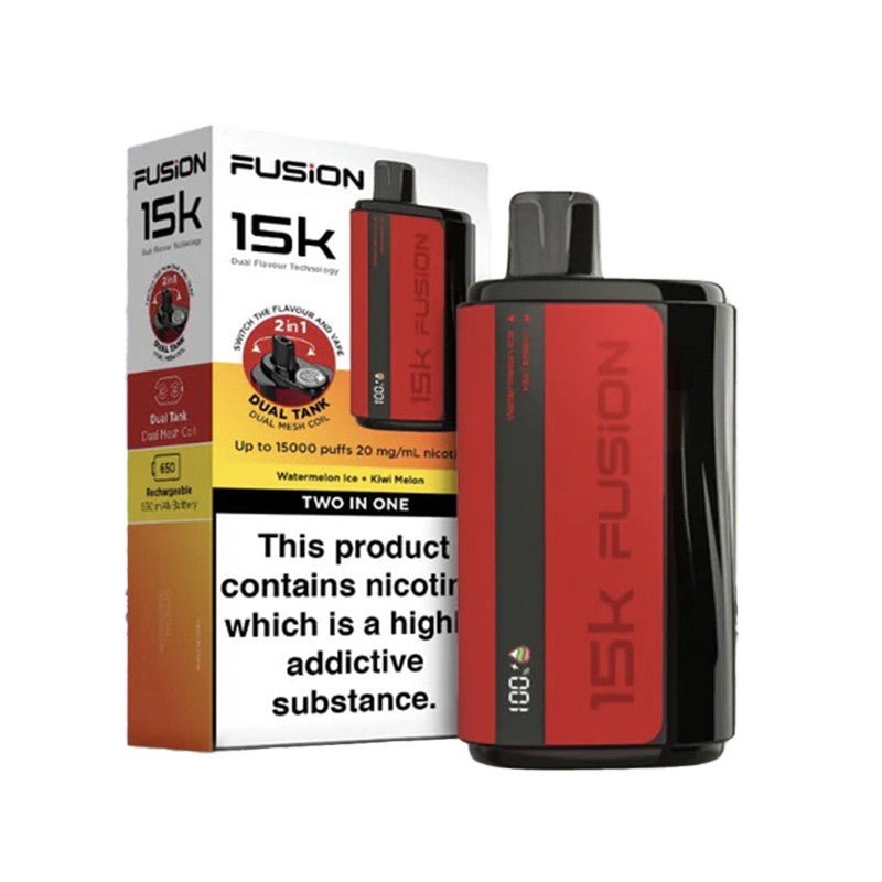 Fusion 15k Puffs 2 in 1 Disposable Vape Pod Kit - Box of 5 - Fusion 15k Puffs 2 in 1 Disposable Vape Pod Kit - Box of 5 - Vape Fast UK