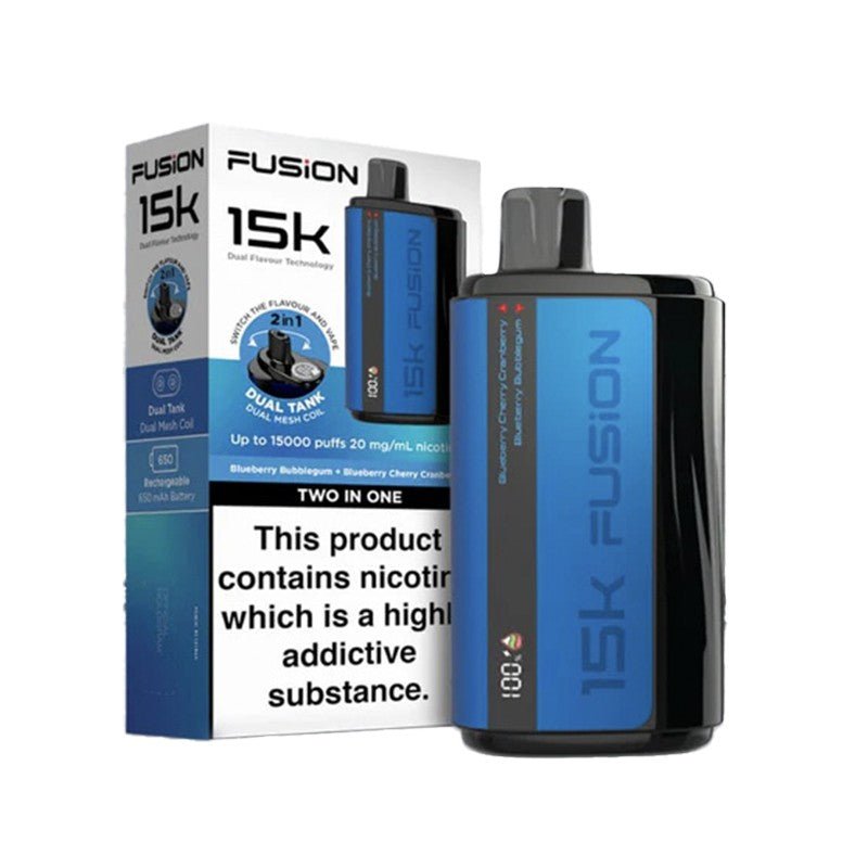 Fusion 15k Puffs 2 in 1 Disposable Vape Pod Kit - Box of 5 - Fusion 15k Puffs 2 in 1 Disposable Vape Pod Kit - Box of 5 - Vape Fast UK