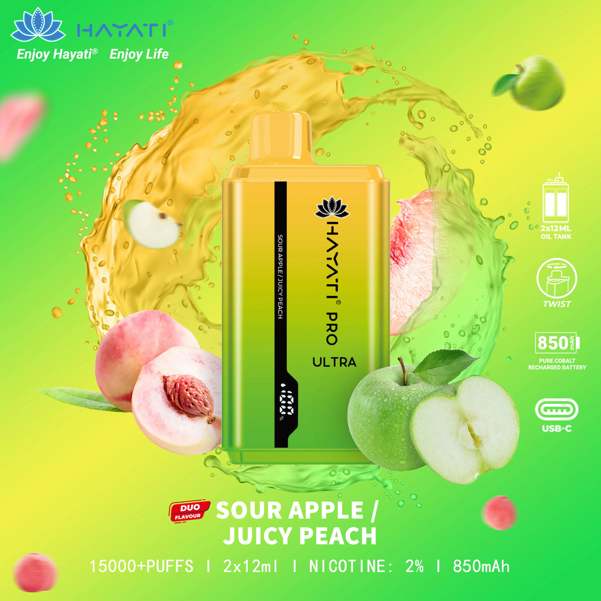 Hayati Pro Ultra 15000 Disposable Vape | Box of 10 | Vape Fast UK - Hayati Pro Ultra 15000 Disposable Vape | Box of 10 | Vape Fast UK - Vape Fast UK