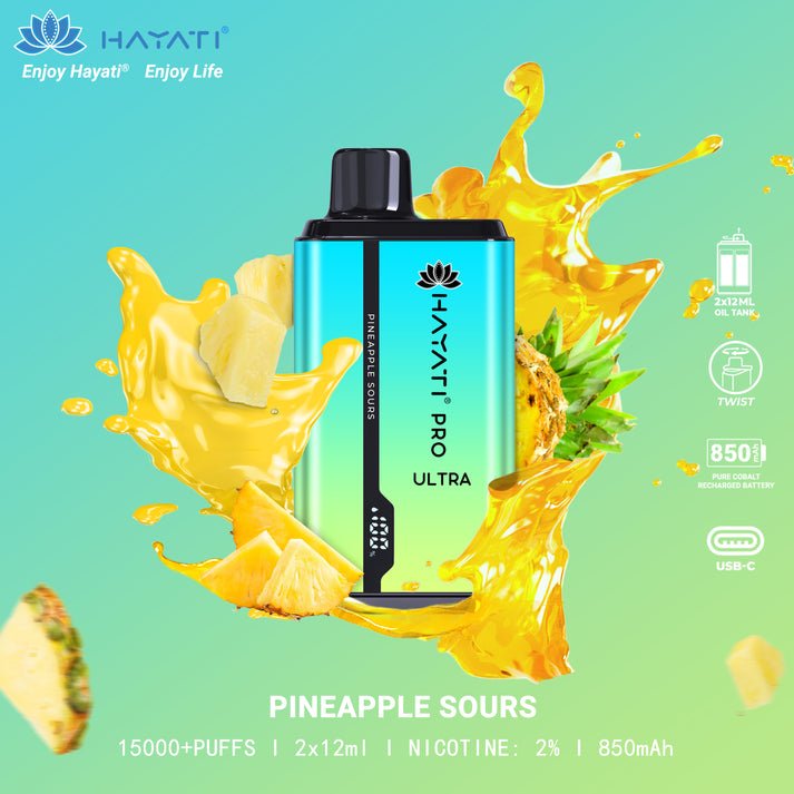 Hayati Pro Ultra 15000 Puffs Disposable Vape Bar Pod 20MG - Box of 10 - Hayati Pro Ultra 15000 Puffs Disposable Vape Bar Pod 20MG - Box of 10 - Vape Fast UK