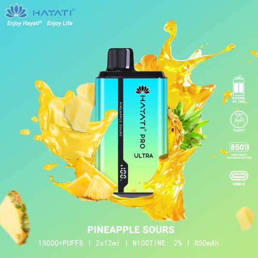 Hayati Pro Ultra 15000 Puffs Disposable Vape Device 20MG - Hayati Pro Ultra 15000 Puffs Disposable Vape Device 20MG - Vape Fast UK