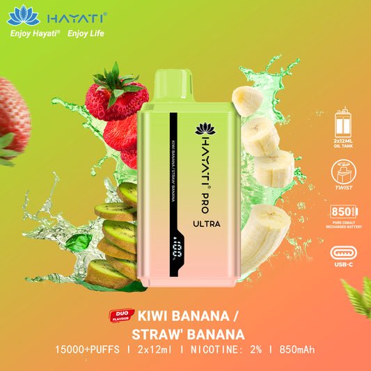 Hayati Pro Ultra 15000 Puffs Disposable Vape Device 20MG - Hayati Pro Ultra 15000 Puffs Disposable Vape Device 20MG - Vape Fast UK