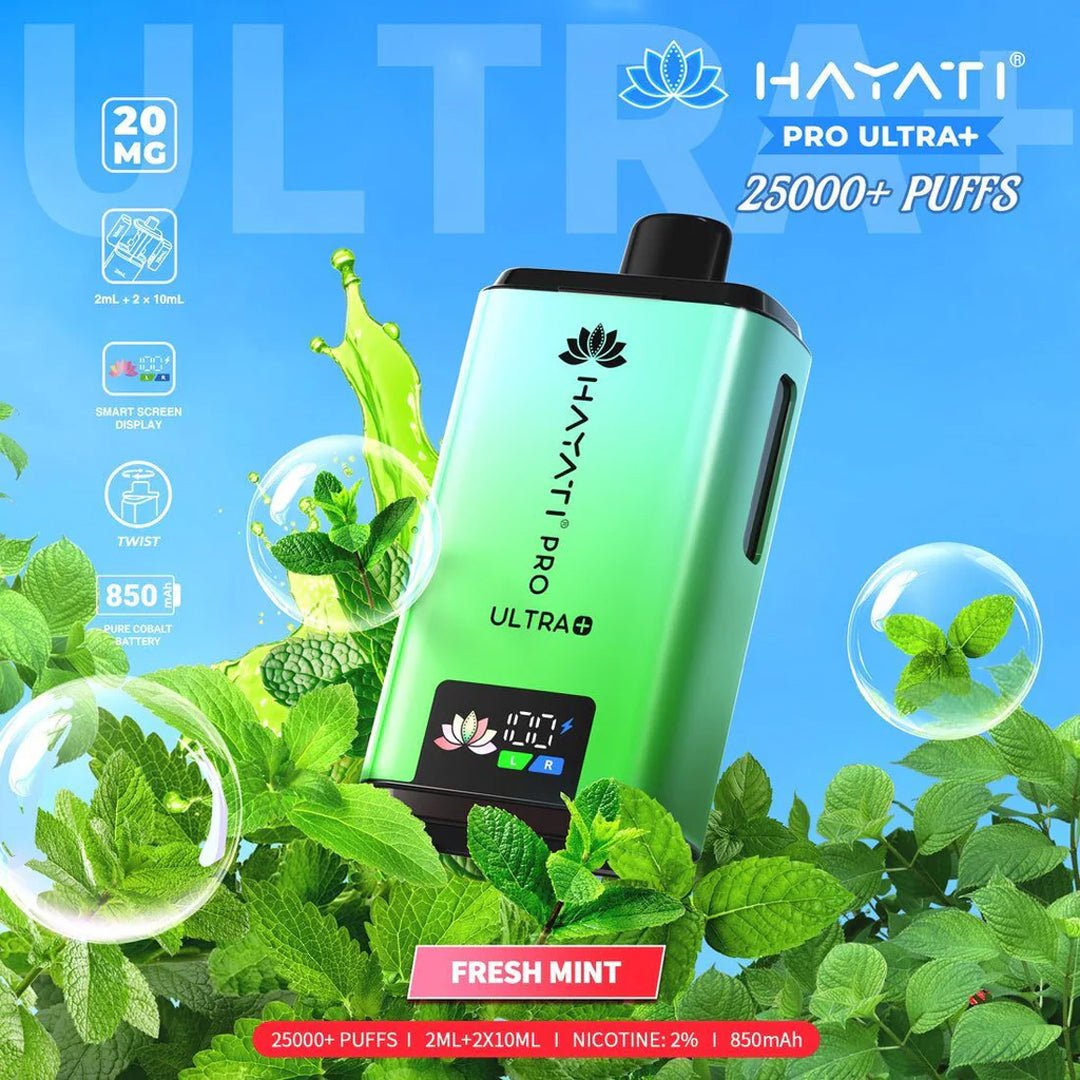 HAYATI PRO ULTRA+ 25000+ Puffs - HAYATI PRO ULTRA+ 25000+ Puffs - Vape Fast UK