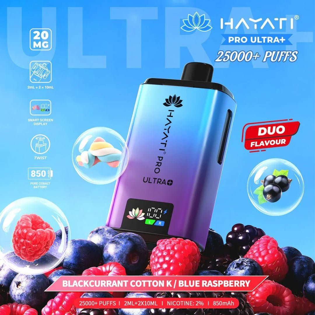 HAYATI PRO ULTRA+ 25000+ Puffs - HAYATI PRO ULTRA+ 25000+ Puffs - Vape Fast UK