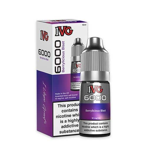 IVG 6000 Nic Salt 10ml Bottle (BOX OF 10) - Ivg - IVG 6000 Nic Salt 10ml Bottle Box of 10 - theno1plugshop - Vape Fast UK