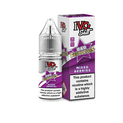 IVG Bar Favourites Nic Salts 10ml E - Liquids Pack of 10 - IVG Bar Favourites Nic Salts 10ml E - Liquids Pack of 10 - Vape Fast UK