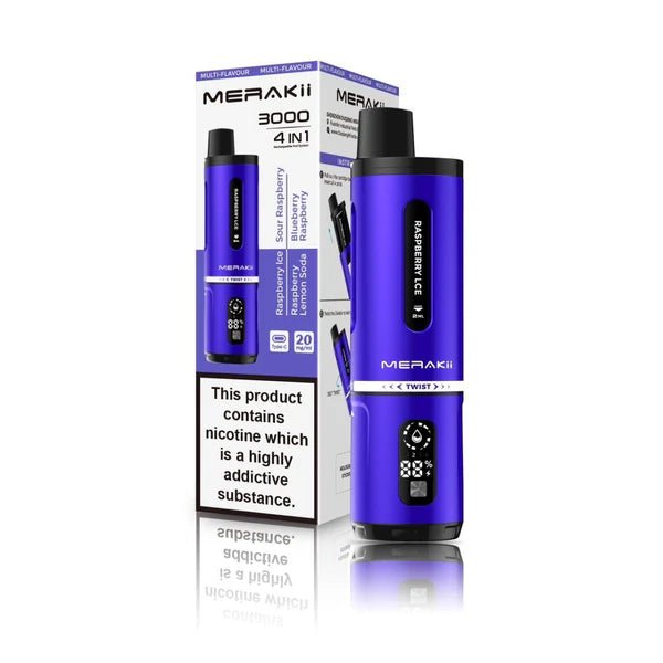 Merakii 3000 Disposable Vape 4 in 1 Pod System Kit - Merakii 3000 Disposable Vape 4 in 1 Pod System Kit - Vape Fast UK