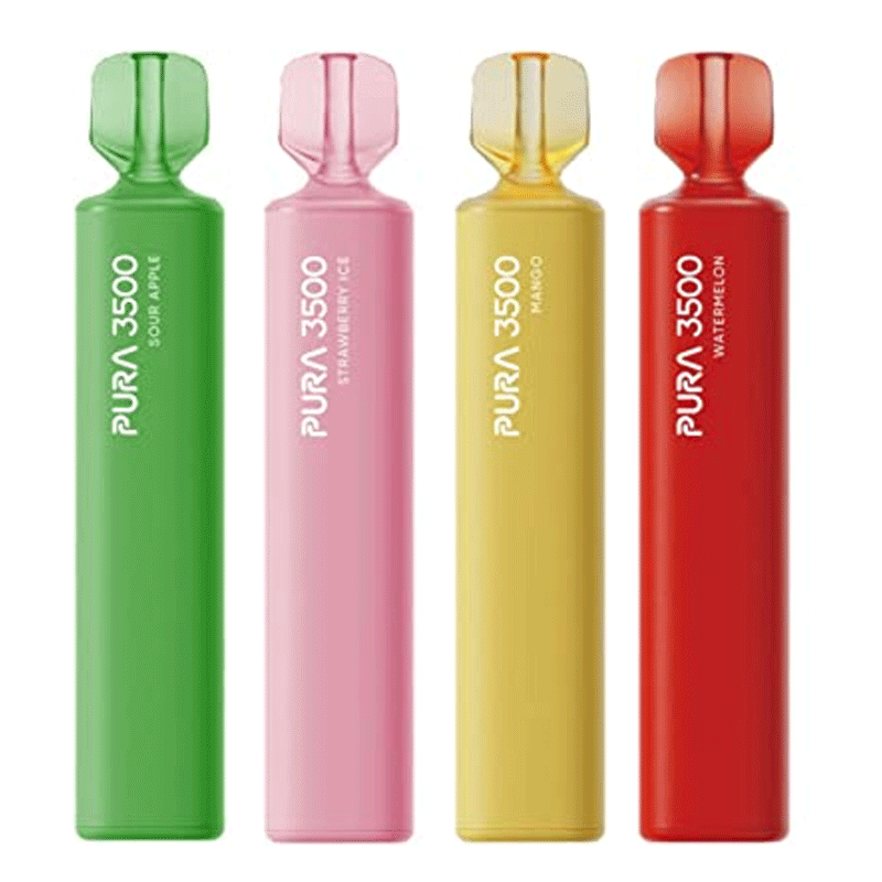Pura 3500 Disposable Vape Pod 10x Multipack - 20MG - Pura 3500 Disposable Vape Pod 10x Multipack - 20MG - Vape Fast UK