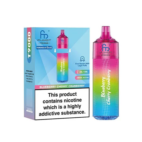 RandM Fumot T9000 Disposable Vape Pod Device - Box of 5 - RandM Fumot T9000 Disposable Vape Pod Device - Box of 5 - Vape Fast UK