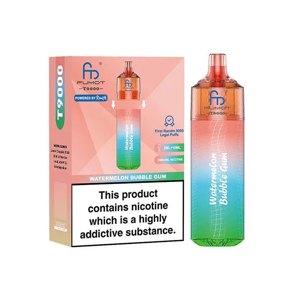 RandM Fumot T9000 Disposable Vape Pod Device - Box of 5 - RandM Fumot T9000 Disposable Vape Pod Device - Box of 5 - Vape Fast UK