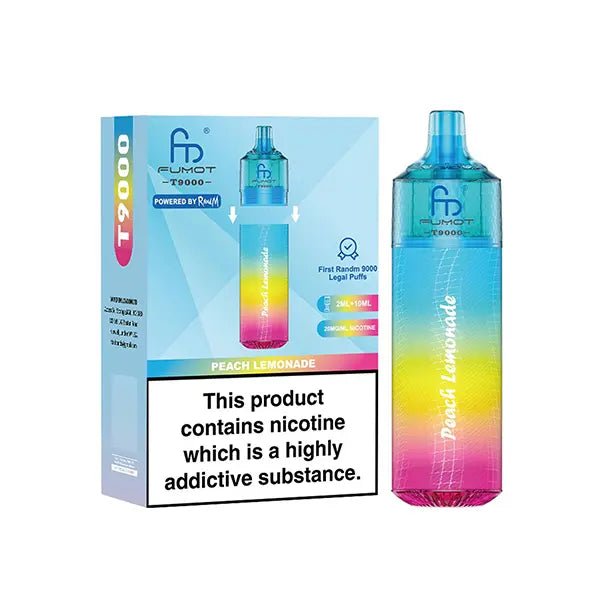 RandM Fumot T9000 Disposable Vape Pod Device - Box of 5 - RandM Fumot T9000 Disposable Vape Pod Device - Box of 5 - Vape Fast UK