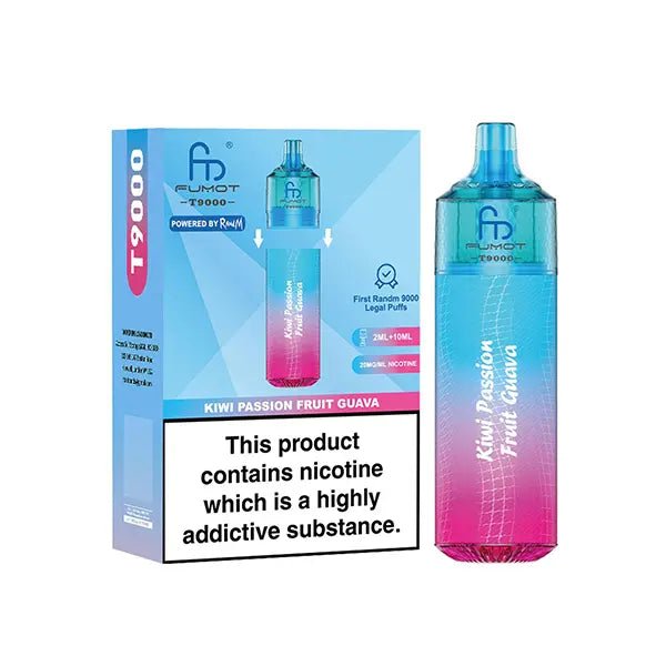 RandM Fumot T9000 Disposable Vape Pod Device - Box of 5 - RandM Fumot T9000 Disposable Vape Pod Device - Box of 5 - Vape Fast UK
