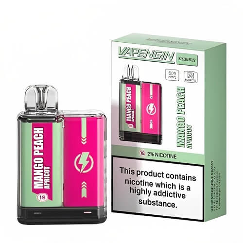 Vapengin Mercury 600 Disposable Vape Pod Device 20mg - Box of 10 - Vapengin Mercury 600 Disposable Vape Pod Device 20mg - Box of 10 - Vape Fast UK