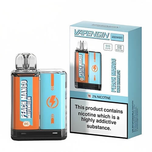 Vapengin Mercury 600 Disposable Vape Pod Device 20mg - Box of 10 - Vapengin Mercury 600 Disposable Vape Pod Device 20mg - Box of 10 - Vape Fast UK