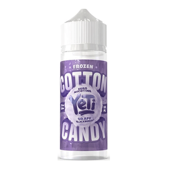 Yeti Cotton Candy Grape Blackberry Short Fill E Liquid 100ml - Yeti Cotton Candy Grape Blackberry Short Fill E Liquid 100ml - Vape Fast UK