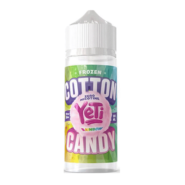 Yeti Cotton Candy Rainbow Short Fill E Liquid 100ml - Yeti Cotton Candy Rainbow Short Fill E Liquid 100ml - Vape Fast UK